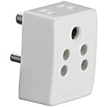 Anchor by Panasonic Deluxe Multiplug Adaptor - Plastic, 6A, 220-240V 1 pc