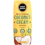 Urban Platter Unsweetened Coconut Cream 250 ml