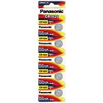Panasonic Lithium Coin Battery - CR1620, 3 V 5 pcs Blister Pack