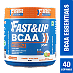 Fast&Up BCAA Essentials Pre/Post & Infra Workout Supplement - Watermelon Flavour 315 g 