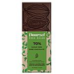 Daarzel Zero Sugar 70% Cocoa Dark Chocolate - Sugar-free, Gluten-free, Low Carb 50 g 