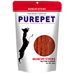 Purepet Mutton Flavour Munchy Sticks Dog Treats 400 g
