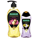 Palmolive Luminous Oils Shower Gel - Invigorating Macadamia Oil With Peony 750 ml (Get Free Enriching Coconut & Jojoba Oil, 250 ml, Bottle)