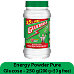 Glucovita Instant Energy Powder - Nutrition Drink With 99. 4% Pure Glucose 250 g (200 g + 50 g Free)
