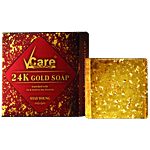 Vcare  Bathing Soap Bar - 24K Gold With Soy Protein 100 g 