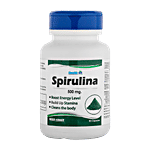 Healthvit Spirulina 500 mg Capsules - Super Food, Boost Energy Level 60 pcs 