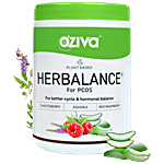 O'ZIVA Plant Based Herbalance - For PCOS, Better Cycle & Hormonal Balance 250 g 