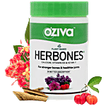 O'ZIVA Plant Based Herbones Capsules - 3X Better Absorption, For Stronger Bones 60 pcs 