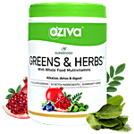 O'ZIVA Superfood Greens & Herbs - For Better Digestion, Detoxification 250 g 