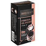 Swiss Beauty Eyebrow & Gel Eyeliner 2 In 1 7 g Black