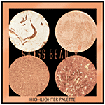 Swiss Beauty 4 Colour Highlighter Palette 10 g Shade-01