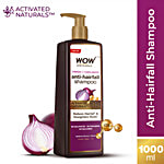 Wow Skin Science Red Onion Black Seed Oil Shampoo - No Parabens, pH Balances 1 L 