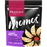 Prasuma Cheesy Spicy Vegetable Momos 500 g (24 pcs)