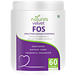 Natures Velvet FOS (Fructooligosaccharides) Powder - Sugar Substitute Sweetener, Probiotic Enhancer 300 g 