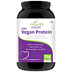 Natures Velvet Plant Based Protein Isolate - Vegan & Rich In BCAAs, Unflavoured 1 kg 