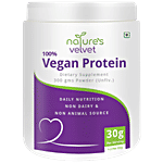 Natures Velvet Plant Based Protein Isolate - Vegan & Rich in BCAAs, Unflavoured 300 g 