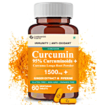 Carbamide Forte Curcumin 95% Curcuminoids  + Piperine Vegetarian Tablets - For Immunity 60 pcs 