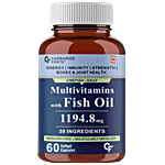Carbamide Forte Multivitamins With Fish Oil 1194.8mg + 30 Ingredients Softgels - For Immunity 60 pcs 