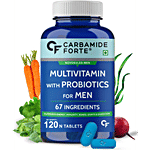 Carbamide Forte Multivitamin For Men + 67 Ingredients Vegetarian Tablets - For Immunity & Energy 120 pcs 