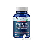 Carbamide Forte Probiotics 50 Billion CFU + 150mg Prebiotics Vegetarian Capsules - For Better Digestion 60 pcs 
