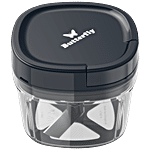 Butterfly Vegetable & Fruit Chopper - With 3 Stainless Blades, Easy To Use & Clean 1 pc