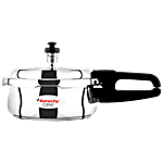 Butterfly Curve Stainless Steel Pressure Cooker - With Outer Lid & Induction Bottom, Durable 2 L 