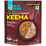 Blue Tribe Foods Plant Based Chicken Keema - Zero Cholesterol & High Protein 250 g 