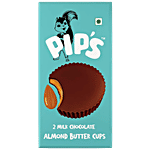 PIP'S Milk Chocolate Almond Butter Cups 48 g