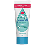 Johnson's baby Milk + Rice Cream- With Milk Extracts & Vitamin E, Replenishes Moisture, pH Balanced 200 g