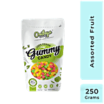 Orileys Candy Gummy Candy - Assorted Fruit Flavour, Vegan, Gluten Free 250 g 