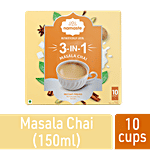 Namaste Chai 3-In-1 Instant Tea Premix - Masala Chai, Assam Tea, Ready Mix, Authentically Local 220 g (10 Sachets x 22 g Each)