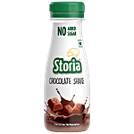 Storia Milkshake - Chocolate, No Added Sugar, Transfat & Preservatives 180 ml PET Bottle