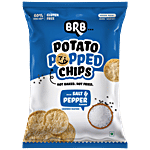 BRB Popped Potato Chips - Salt & Pepper Flavour 48 g Pouch