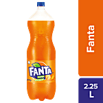 Fanta Soft Drink - Orange Flavour 2.25 L Bottle