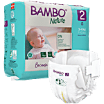Bambo Nature Tape Diapers - With Wetness Indicator, S, 3-6 Kg 30 pcs