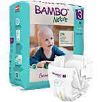 Bambo Nature Tape Diapers With Wetness Indicator - M Size 28 pcs