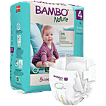 Bambo Nature Tape Diapers With Wetness Indicator - L Size 24 pcs