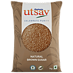 Dalmia Utsav Natural Brown Sugar - Helpful In Reducing Cramps 1 kg