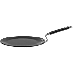 Vinod Vinod Aluminium Tawa - Induction Base, 26.5 cm, 4.25 mm, Bakelite Handle, Black Pearl Plus 1 pc 
