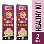 MasterChow Udon Noodles - Thick, Flat, Wheat, Soft, Chewy Texture 300 g (Pack of 2)