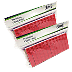 Trm Premium Plastic Hanging Cloth Drying Clips - 2mm, Pink 24 pcs