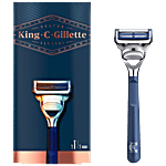 King C. Gillette Men's Neck Razor - With Built In Precision Trimmer For Shaping, Sensitive Skin 1 pc