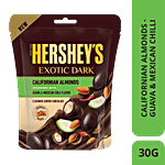 Hershey's Exotic Dark Californian Almonds Chocolate - Seasoned With Guava & Mexican Chili Flavor 30 g 