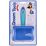 Groom Tools Slicker Brush - For All Types of Dog & Cat Breeds, Small 1 pc