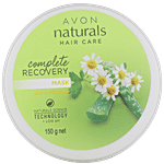 Avon Naturals Hair Care Complete Recovery Mask - Aloe & Chamomile, Makes Hair Smooth & Shiny 150 g 