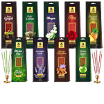 The Aroma Factory Incense Sticks/Agarbatti - Assorted Flavours, Made With 0% Charcoal 30 pcs (Pack of 9)