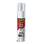 Scotch Permanent Glue Stick - White, For Paper & Fabric 1 pc