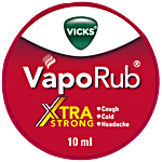 Vicks Vapo Rub - Extra Strong, For Cough, Cold, Headache 10 ml 