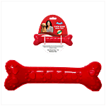 Drools Rubber Chew Bone Dog Toy - Medium Size 1 pc