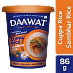 Daawat Cuppa Rice Sambhar Rice - Ready In 10 Minutes 86 g